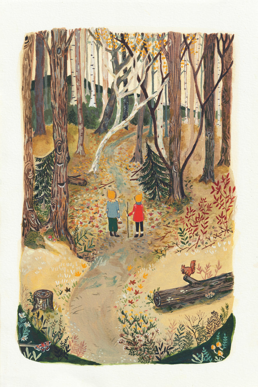 Forest Children Art Print