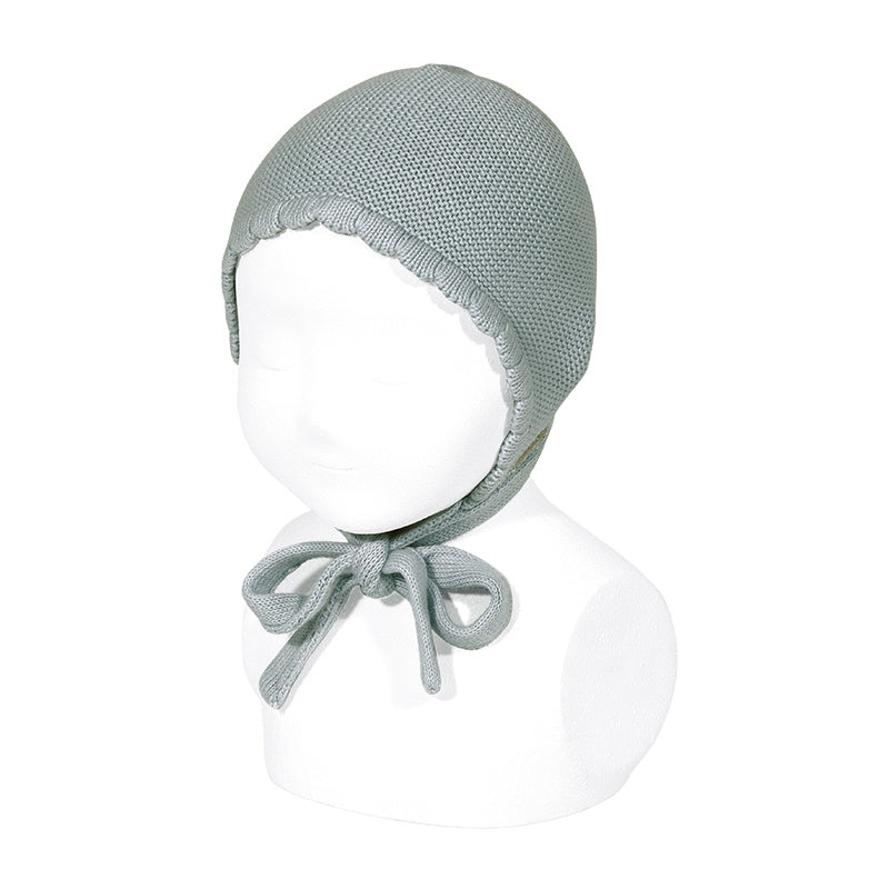 Sage Garter Stitch Bonnet | Condor