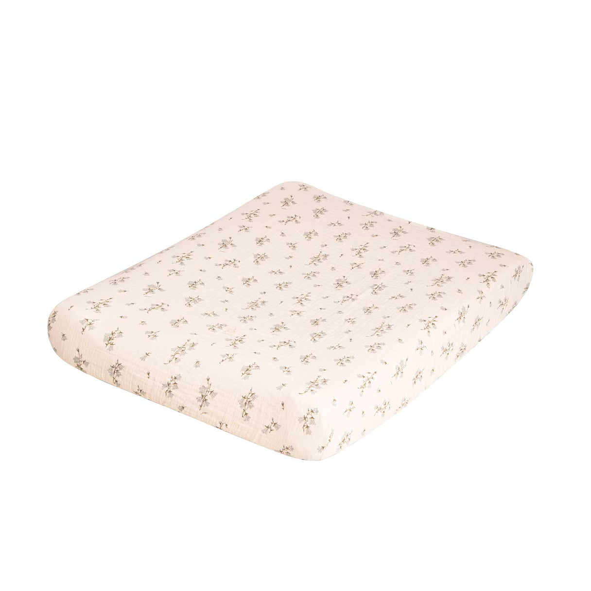 Garbo&amp;Friends Bluebell Muslin Changing Mat Cover/Bassinet Fitted Sheet