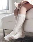 Long Side Detail Socks White | Condor