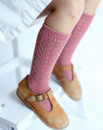Warm Crochet Socks Teracotta