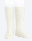 Cream Ribbed Socks - Classical Child
 - 3