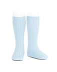 Ribbed Socks Light Blue - Classical Child
 - 1