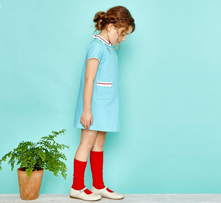 Ribbed Socks Red - Classical Child
 - 6