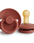 Frigg Coloured Pacifier - Classic Baked Clay 2 Pack
