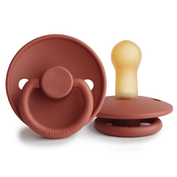 Frigg Coloured Pacifier - Classic Baked Clay 2 Pack
