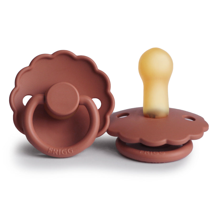 Frigg Pacifier - Daisy Baked Clay 2 Pack