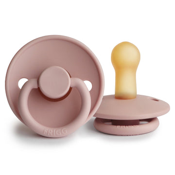 Frigg Coloured Pacifier - Classic Baby Pink 2 Pack