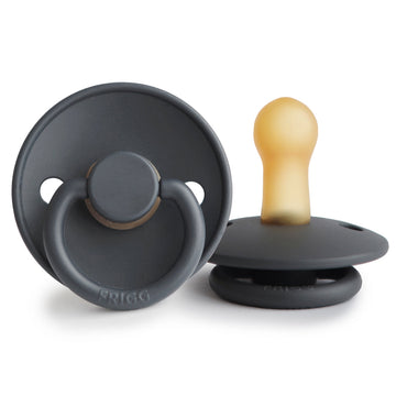Frigg Coloured Pacifier - Classic Graphite 2 Pack