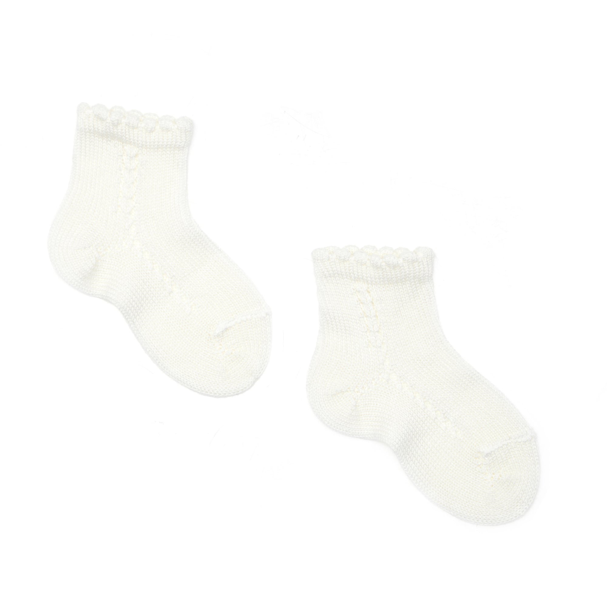Short Lace Socks Cream | Condor