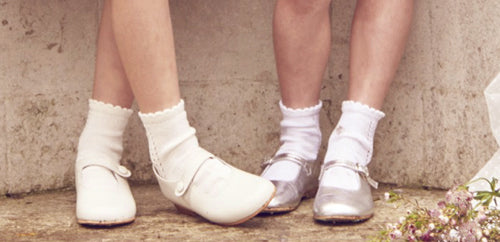 Short Lace Socks Cream | Condor
