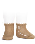 Short Lace Socks Tan | Condor