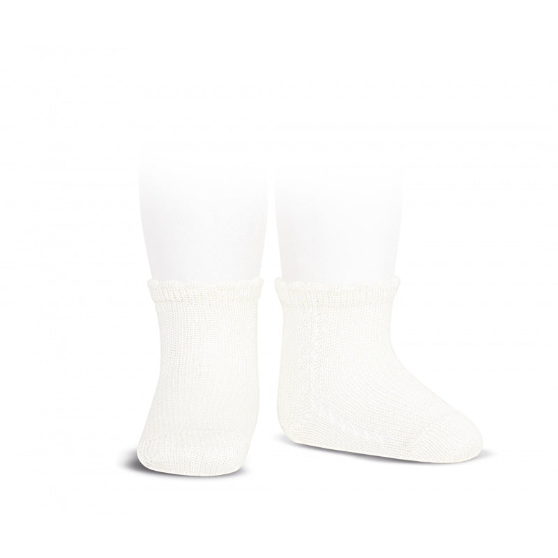 Short Lace Socks Cream | Condor