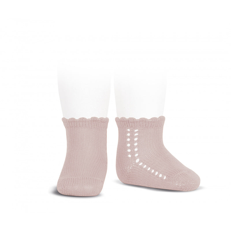 Short Lace Socks Old Rose | Condor