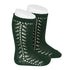Long Side Detail Socks Bottle Green | Condor