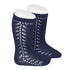 Long Side Detail Socks Navy | Condor