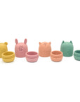 Silicone Animals Bath Toy Set