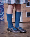Ribbed Socks French Blue - Classical Child
 - 11