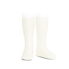 Cream Ribbed Socks - Classical Child
 - 4