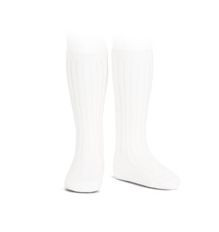 Ribbed Socks White - Classical Child
