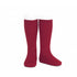 Ribbed Socks Cherry 
