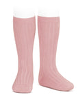 Ribbed Socks Dusky Rose Pink
